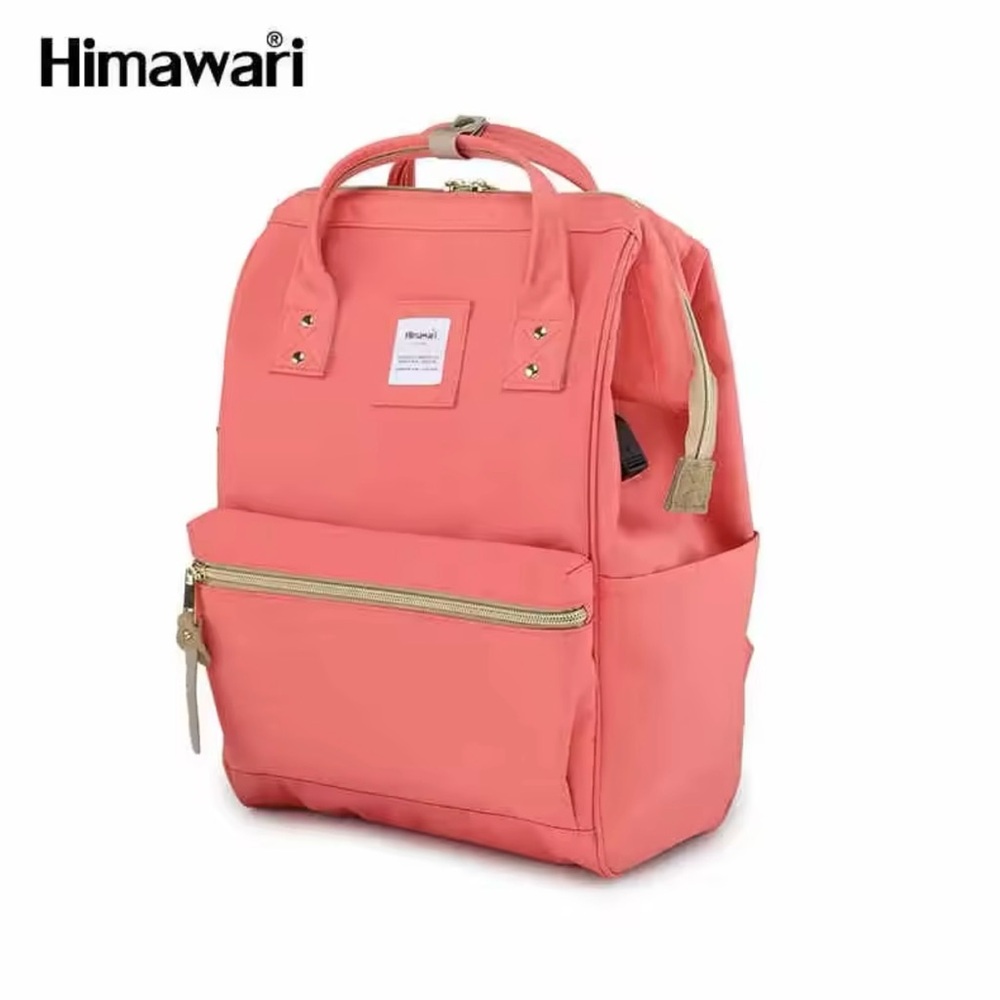 Himawari USB 900D Backpack | Color: Coral